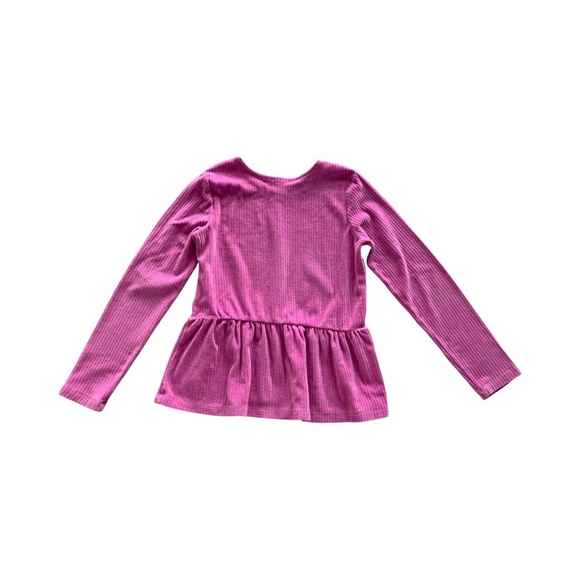 Hanna Andersson Ribbed Velour Top Size 12 - Picture 2 of 3